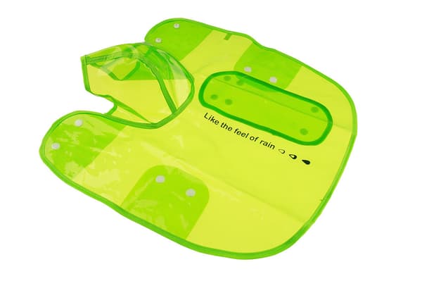 Husdjursregnrocka med huva, återanvändbar plastvalpregnrock