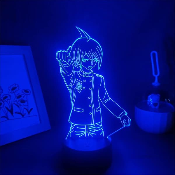 Fjernkontroll Touch-bryter Anime Figur Saihara Shuichi 3D Lamper Le
