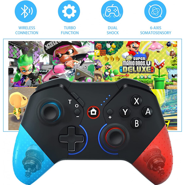 Switch Pro-kontroller för Nintendo Switch och Switch Lite Wi