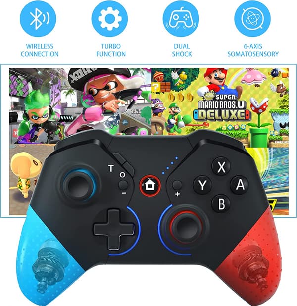 Switch Pro -ohjain Nintendo Switchille ja Switch Lite Wi:lle