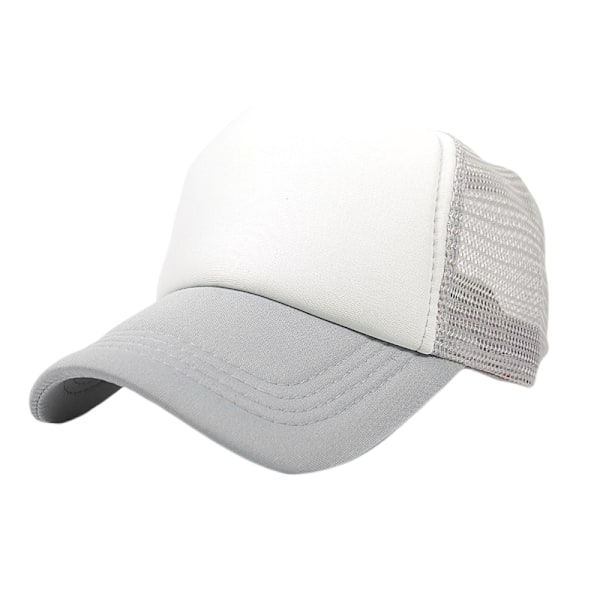 Tvåfärgad Trucker Hat Sommar Mesh Cap med Justerbar Snapbac M