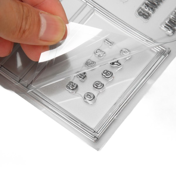 6 STK klare stempel dekorative stempler for kortlaging DIY Scrapbooking Album Paper Crafts T1993