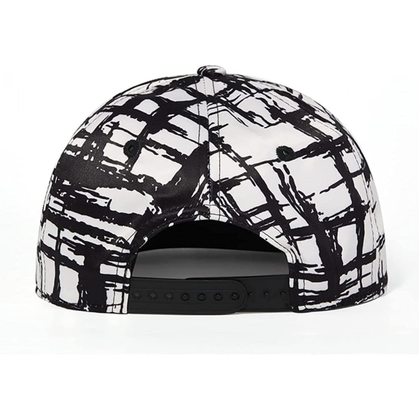 Klassisk Snapback-hatt Hip Hop Flat Bill Visor Cap - Unisex Annons G