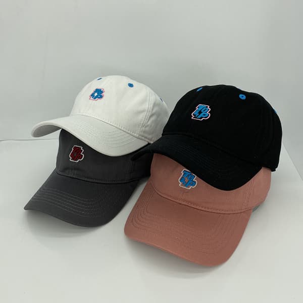 Mjuk topp enkel casual broderad solhatt vår Pink