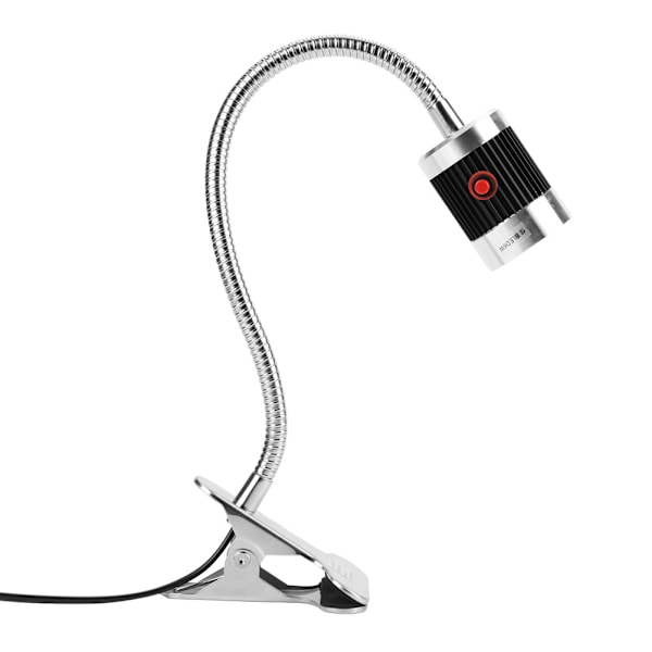 LED-maskinarbeidslys Svanehalsklips/Fast baseklemmebryterlampe (#03)