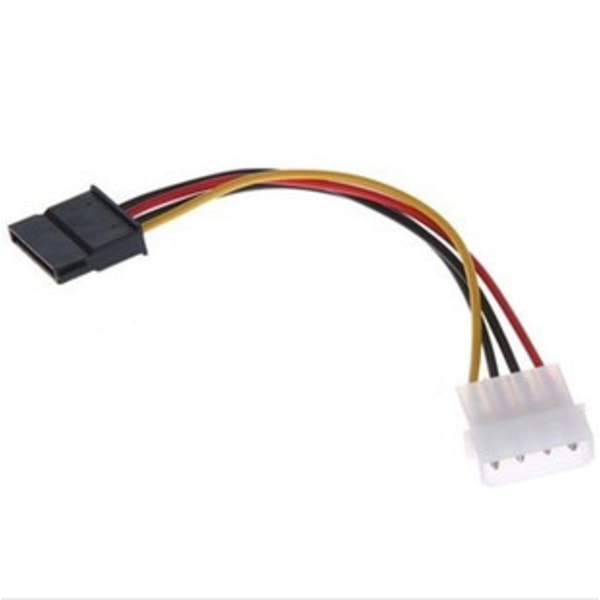 Seriel optisk drev harddisk SATA strømkabel til D-type 4-pin SATA til IDE computer chassis intern adapter ledning, 4pack