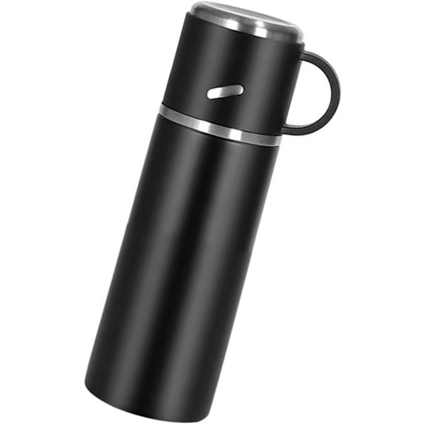 Isolerad Vattenflaska Resemugg Kaffemugg Rostfritt Stål Vakuumflaska Kaffekoppar Vattenflaska för Varma och Kalla Drycker 480 ml
