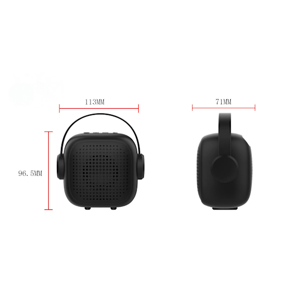 Bluetooth-høyttaler - Trådløs liten Bluetooth-høyttaler, bærbar