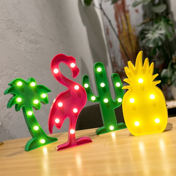LED Kaktuslampe, Sød Kaktus Natbordslampe til Børneværelset