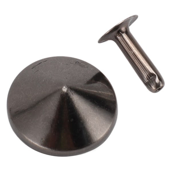 18mm Lädernitset Kit Rostfritt Fadeless Hållbart Järnnit Stud DIY Lädernit Tillbehör för Armband Hattar Bälten Grå