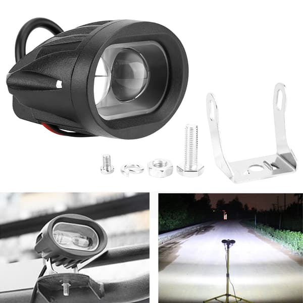 20W LED Arbetsljusramp Oval Strålkastare Auto Körlampa Bil Lastbil Modifiering