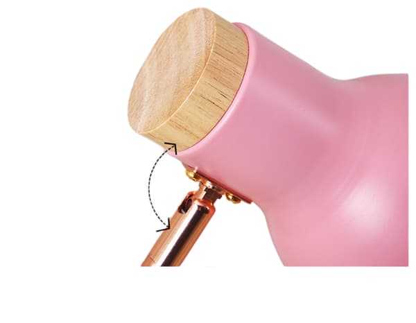 Skrivebordslampe for hjemmekontor, hvit justerbar skrivebordslampe