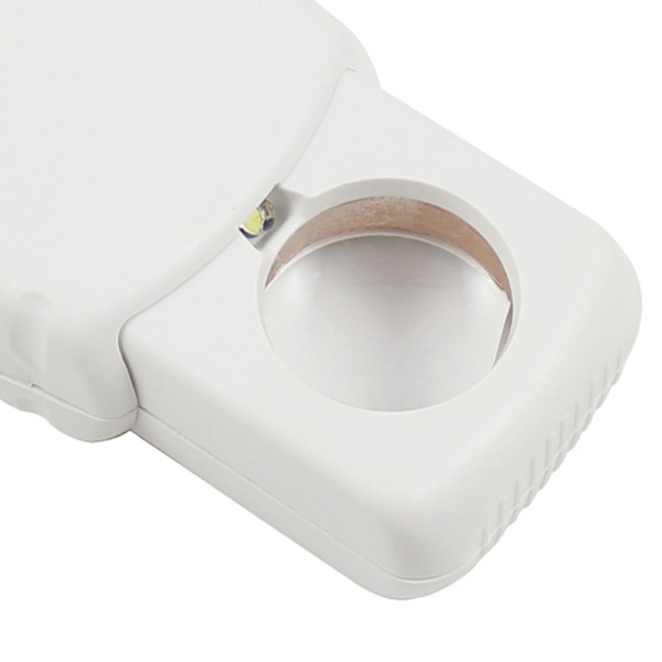 Pop-up LED-förstoringsglas - Bärbar fickförstoringsglas, 30X Optica
