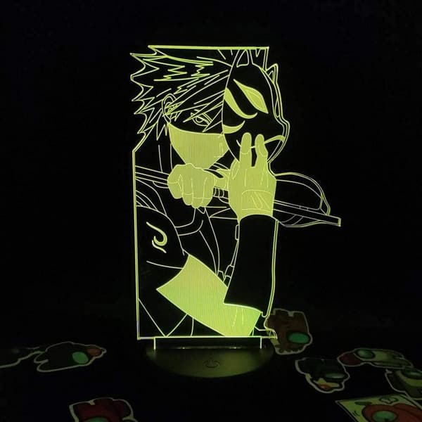 Naruto Kakashi Uchiha Sasuke 3D Illusion Nattlampa