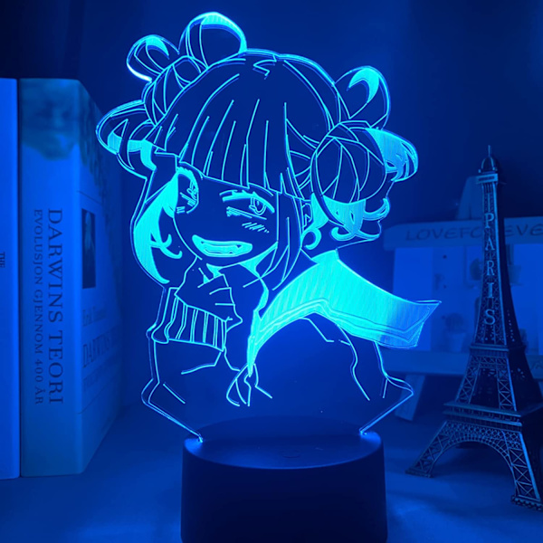 3D Illusion Lamp Nattlampa Himiko Toga 3D Lamp Anime My He