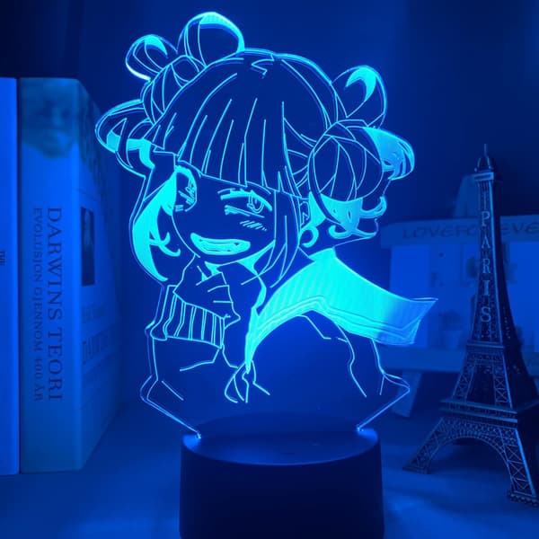 3D LED Illusjonslampe Nattlys Himiko Toga LED Nattlys