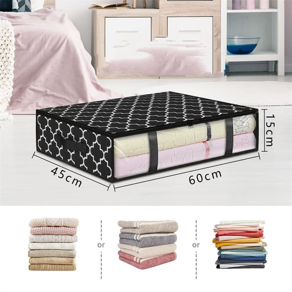 Förvaringslådor 2-pack Klädförvaringslådor Fällbar Förvaring