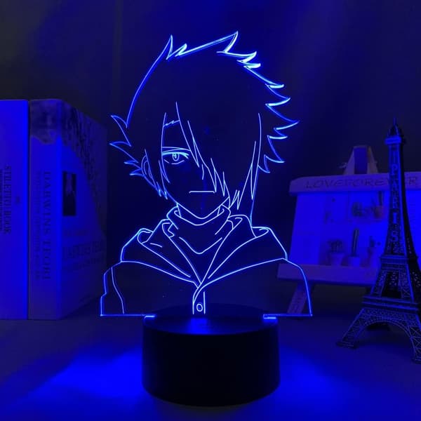 3D LED Natlampe The Promised Neverland Ray Figur til Værelse