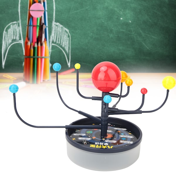 DIY Montering Planetarium Solsystem Åtte Planeter Modell Opererende Læringsinstrument