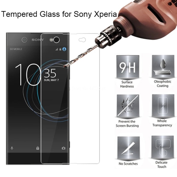 Skyddande filmglas för Sony XA1 Ultra telefonskärmsskydd Härdat glas