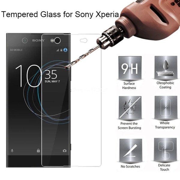 Skyddsfilm glas för Sony X Performance skärmskydd härdat glas