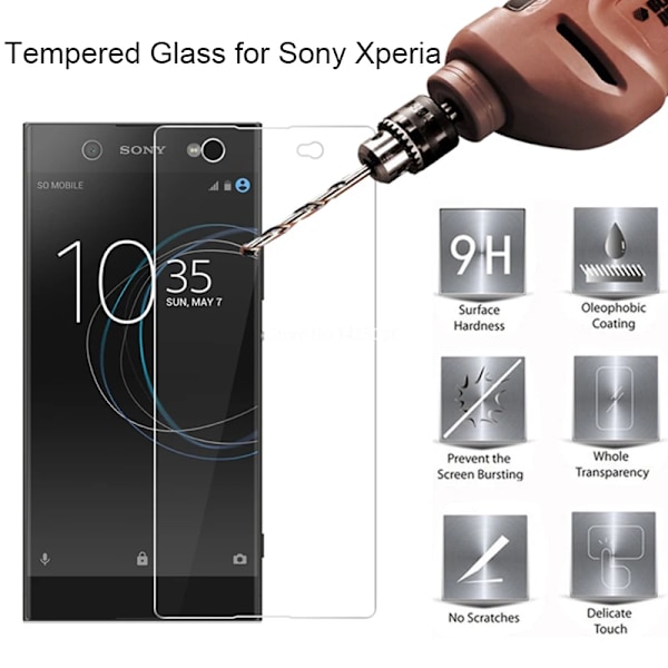 Skyddsfilm Glas för Sony X Performance Skärmskydd Härdat Glas