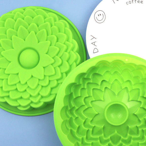 Silikonformer Non-Stick Blomsterform Jello Form Bakebrett