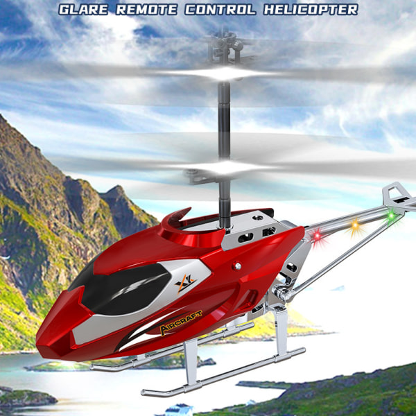 Fjärrkontroll Helikopter, 2,5-kanals, hög & låg hastighet, LED Li