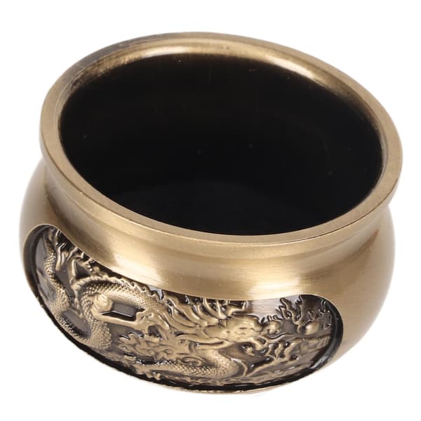 Messing Røgelse Brænder Rustfri Dekorativ Metal Røgelse Brænder Holder med Røgelse Pindeholder Base Bronze