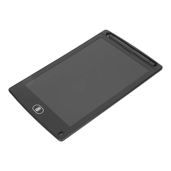 8,5 tommer LCD skrivetablet Farverig Genanvendelig Elektronisk tegneblok Småbørns tegnebræt Legetøj med stylus Sort