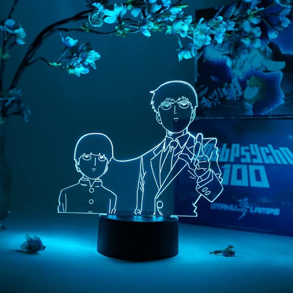 Mob & Reigen Otaku Lampe – Mob Psycho 100 – Anime Lampe Figur
