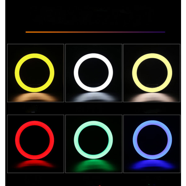 26cm RGB Beauty ring Led Live Fill Light