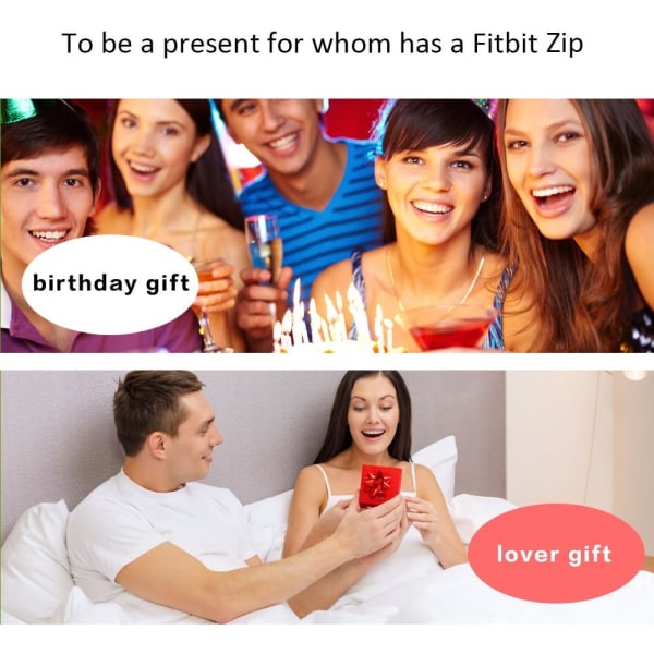 Klipsin pidike, joka on yhteensopiva Fitbit Zipin kanssa (2 kpl)