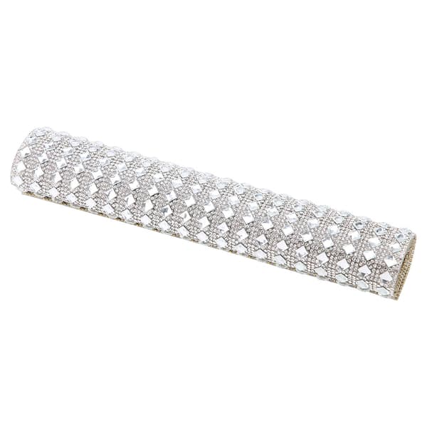 5*5mm Glas Rhinestone Trim Crystal Hotfix Strass Mesh Banding Brude Sticker Appliques Sheet
