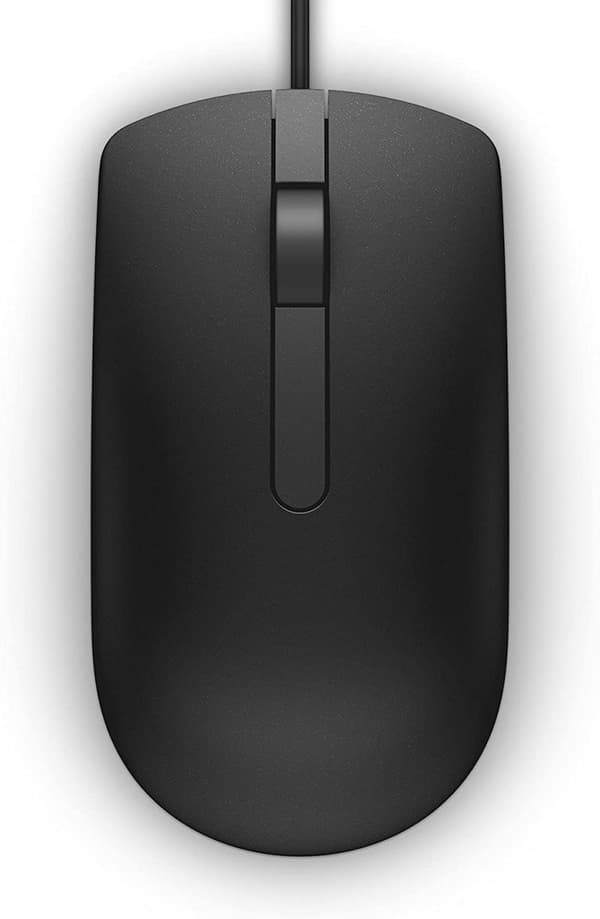 Kablet USB-mus Optisk USB-kablet mus - Svart
