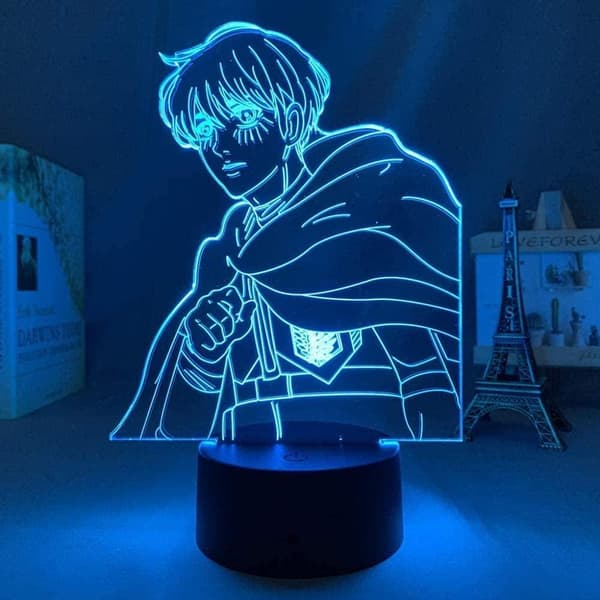 Attack on Titan 3D Anime Lampe Nat Levi Ackerman Illusion N