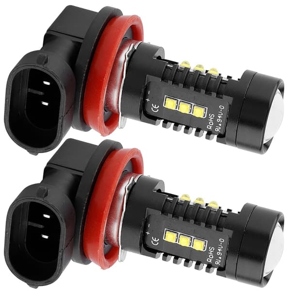 1 Par Bil H11 H7 9005 9006 LED Forlykter Tåkelys LED Tåkelyspærer Hvit (H11)