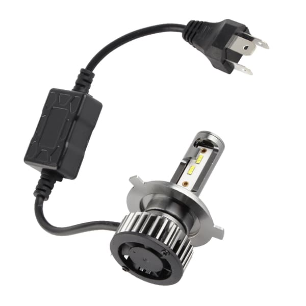 LED Bilfrontlys Super Lys Erstatning Bilfrontlys Pærer Kortslutning Beskyttelse Mini Auto Lamper H4