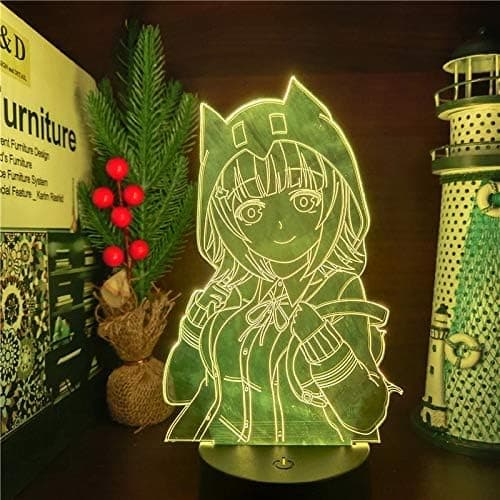 Anime Lampe Natlys Illusionslys Chiaki Nanami Lampe 3D