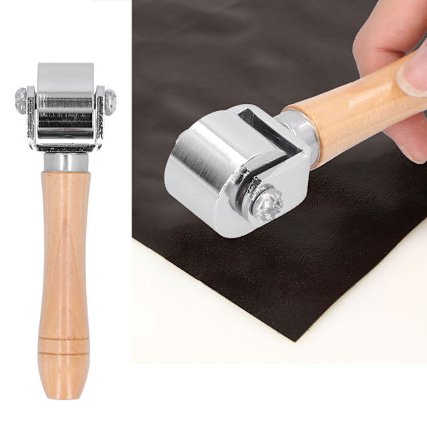 Nahkainen telarullapaine reunan käsin työskentelevä sideaineliima liitos kaiverrustyökalut DIY-tarvikkeet 26mm
