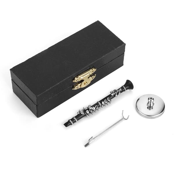 Miniatyr saksofon replika modell display musikkinstrument ornamenter dekorasjon gave