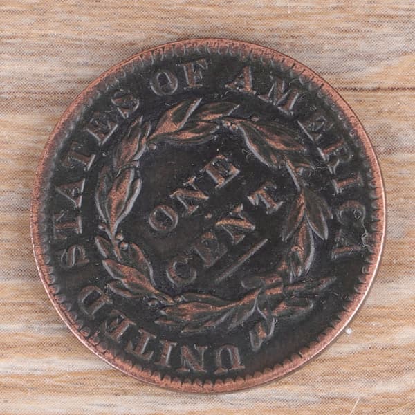 1817 USA 1 Cent Messing Vintage Samling Mønt Mindemønt