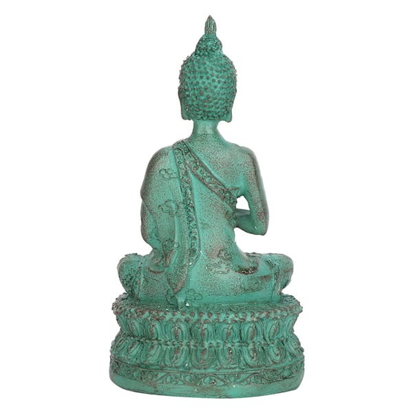 Sakyamuni Buddha Imitation Copper Buddha Statue Thai Sakyamuni Resin Craft Ornament (Brons)