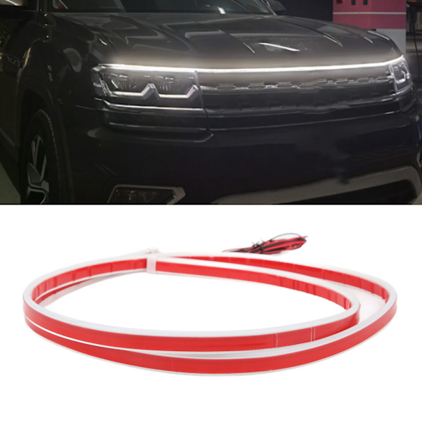 1,5m Bilhettelysstripe 12V 5W Høy Lysstyrke Universal Vanntett Eksteriørlysstripe for Frontpanser