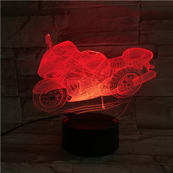 3D nattlampa, Cross Country Motorcycle 3D nattlampa