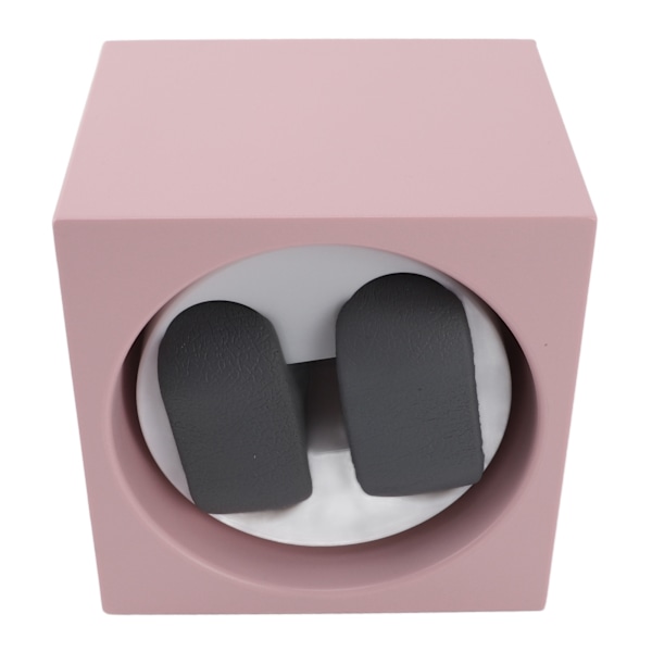 Dubbel automatisk klockuppdragare USB batteridriven 2 hastigheter justerbar tyst drift Smart klockuppdragare med LED-ljus rosa