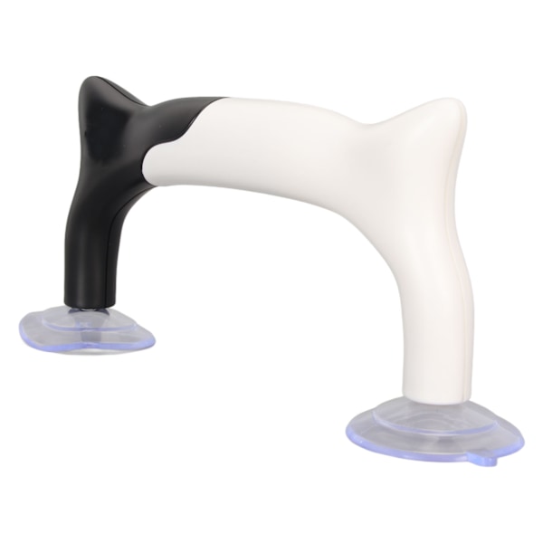Syning Lineal Håndtag Katteformet Håndholdt Multifunktion DIY Ergonomisk Quilte Lineal Greb Håndtag til DIY Sort