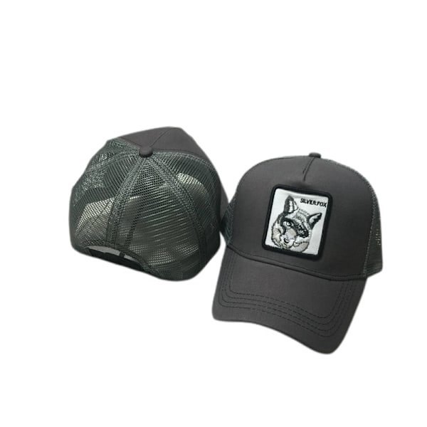 Animalformad broderad basebollkeps mode personlighet hej D