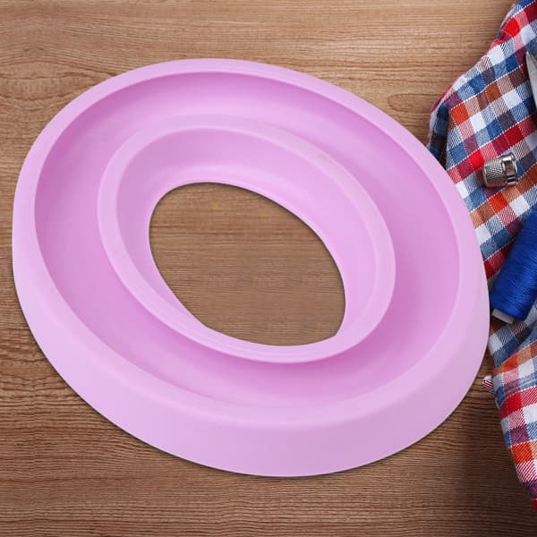 Gummiholder for metall- og plastsytråder, rosa