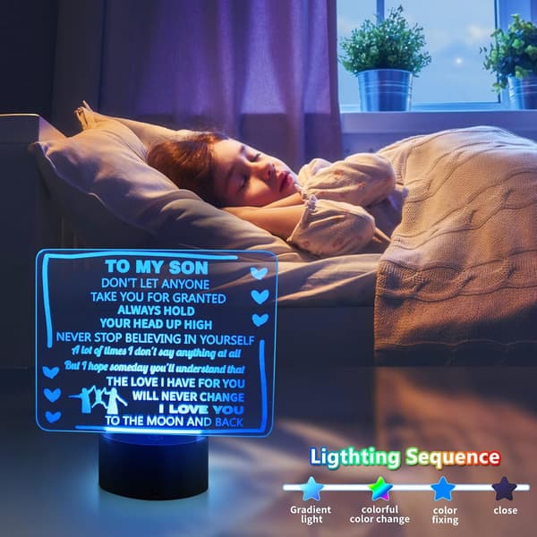 3D Fair Pixie Nattelys Gave til Jenter 1-8 År, Julepynt Innendørs for Hjemmet, Barnerom Lampe for Borddekorasjon, LED Fargeendring